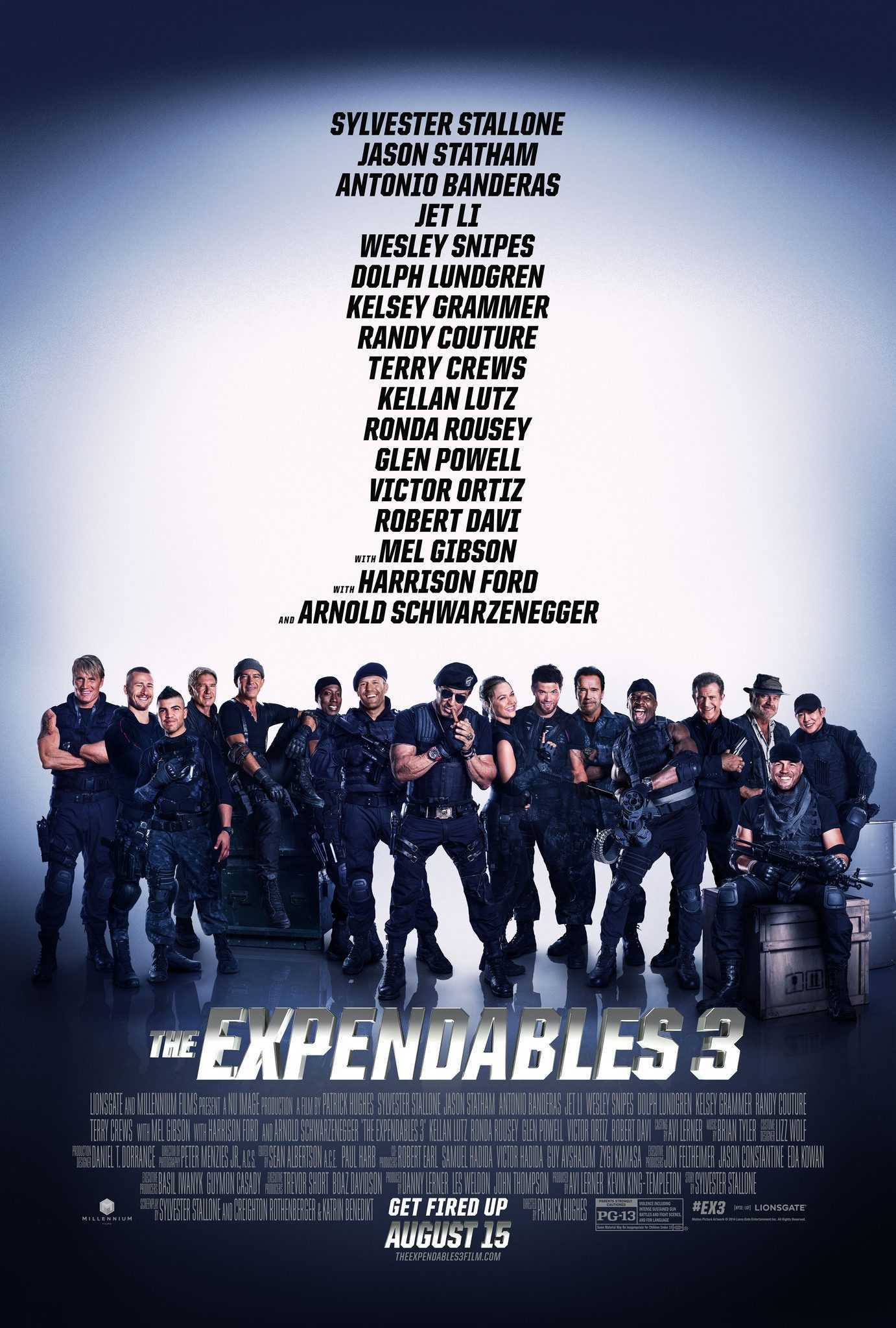 فیلم بی مصرف ها ۳ The Expendables 3 2014 دانلود و تماشای آنلاین