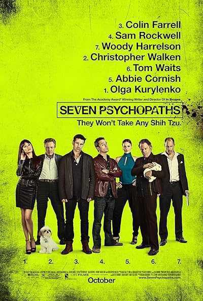 فیلم هفت روان پریش Seven Psychopaths 2012