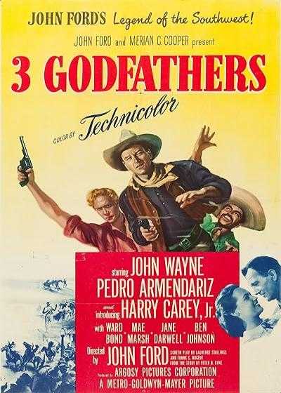 فیلم سه پدرخوانده 3 Godfathers 1948