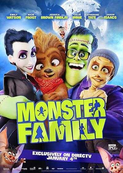 انیمیشن خانواده هیولا ۱ Monster Family 2017