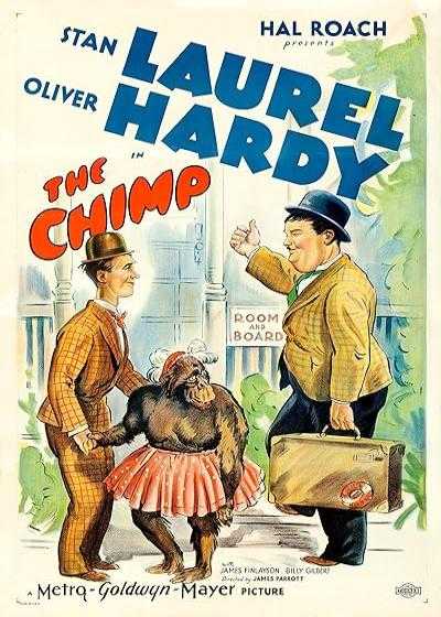 فیلم لورل و هاردی : شامپانزه The Chimp 1932