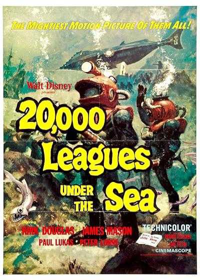 فیلم بیست هزار فرسنگ زیر دریا 20000 Leagues Under the Sea 1954