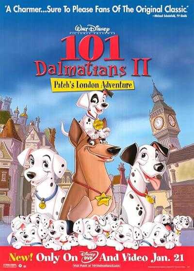 انیمیشن ۱۰۱ سگ خالدار ۲: ماجرای پچ در لندن 101 Dalmatians 2: Patch’s London Adventure 2002